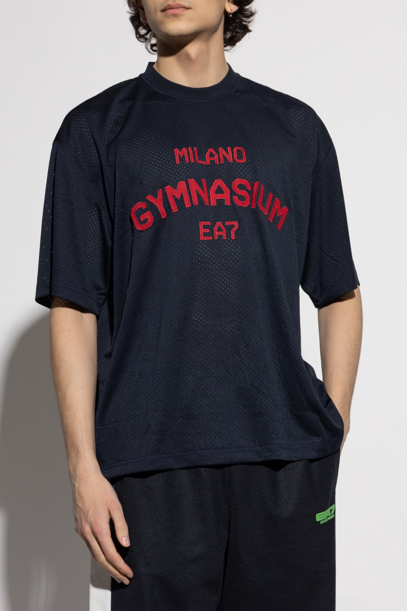 EA7 Emporio Armani T-shirt with logo | Men's Clothing | Vitkac